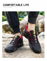 Nuevos zapatos de senderismo para hombre, zapatos de viaje de senderismo transpirables de malla, zapatos de campo traviesa para exteriores, zapatos deportivos de ciclismo de montaña - details 11