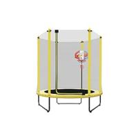 Trampolín para Niños Juego de Baloncesto de Jardín con Almohadilla, Red de Seguridad, Tableros Galvanizados y Borde Cubierto - details 9