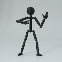 Muñeco articulado multiarticulado, juguete de impresión 3D, maniquí móvil impreso en 3D, modelo novedoso de muñeco, robot ensamblado. - details 7