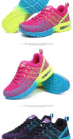 Zapatos de mujer de malla tejida voladora Joker, zapatos casuales de moda, zapatos deportivos de tendencia para niños, mujeres - details 18