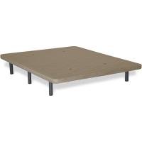 Estructura estable de madera |   Bastidor Metálico Súper Resistente |   Sistema de Ventiladores Transpirables FreshAir |   Altura Base + Patas +/- 30 cm (Gris, 150 x 200 cm) - details 4