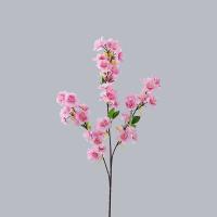 Rama de flor de melocotón Artificial de tacto Real, elegante flor de cerezo de seda de plástico hecha a mano, flor falsa, decoración de jardín al aire libre - details 6