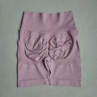 Pantalones cortos de Yoga para mujer, pantalones cortos deportivos sin costuras para gimnasio, pantalones cortos de entrenamiento de cintura alta con realce, pantalones cortos deportivos para Fitness, pantalones cortos de ciclismo - details 7