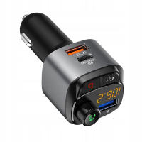 Transmisor Bluetooth FM MÁS POTENTE, Cargador de coche QC3.0, USB-C - details 3