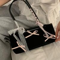 Bolso de mano francés dulce para compras, cinta de estilo coreano para mujer, bolso para axila, bolso de viaje de cuero PU de alta calidad - details 12