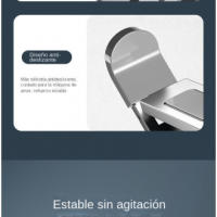 Soporte de aleación de aluminio de doble capa para portátil soporte de refrigeración soporte de almacenamiento de estante elevad - details 6