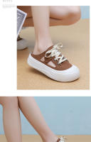 Zapatos de las mujeres 2025 verano nuevo transpirable casual tela zapatos de las mujeres de suela suave de moda versátil de las mujeres de la mitad de arrastre resistente al desgaste zapatos individuales - details 17