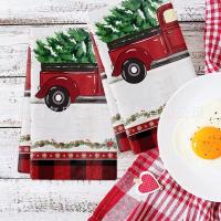 Paño de Cocina Navideño Secado Rápido Diseño de Copo de Nieve Lindo Paño de Mano Decorativo para Limpieza de Cocina - details 3