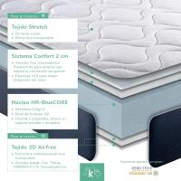 Rollo Viscoelástico 90x190 cm, Colchon Cama Nido, Viscoelástica Alta Densidad, Reversible, Transpirable y Firmeza Alta, Altura +/- 20cm - details 7