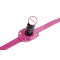 Tapón de utensilio de masturbación femenina, anillo de molinete de boca de pene de silicona negro, Juguetes sexuales grandes y pequeños a largo plazo para mujeres - details 3