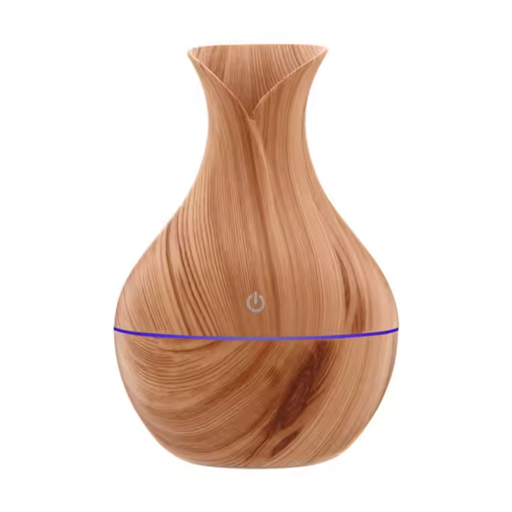 Difusor de aroma de Grano de Madera de 200 ml, humididiador de Niebla fría - 1