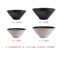 Creativo tazón de ramen de cerámica con rosca de estilo japonés japonés retro tazón de sopa de fideos instantáneos para el hogar grande tazón de ensalada tazón de sombrero - details 4