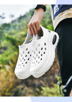 Sandalias Gruesas de Suela con Agujero para Hombres y Mujeres Moda de Playa, Deportes de Ocio, Temperamento Versátil, Pisando Caca - details 29