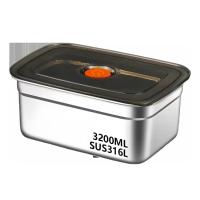 Fiambrera de acero inoxidable para acampar, caja Bento adecuada para microondas a prueba de fugas, caja de almacenamiento para refrigerador y congelador sellada de gran capacidad - details 20