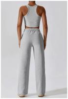 Top Deportivo de Yoga para Mujer Gimnasio Crop Tops Sin Costuras Uso en la Calle Cuello Redondo Manga Corta Secado Rápido Ideal para Primavera/Verano - details 17