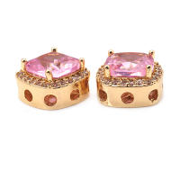 Cuentas de Espacio de Cubo de Bronce Dorado 18K Accesorios de Joyería DIY de Alta Calidad - details 11