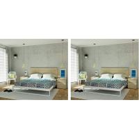 Cabecero Cama Doble de 150 Moderno Geométrico, Roble Cambrian, 50x160x3,2cm, Dormitorio de Matrimonio, Modelo Elsa - details 4