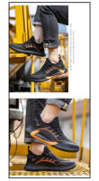 Zapatillas de trabajo transpirables con punta de hierro para hombre, zapatos de seguridad antideslizantes, antigolpes, ligeros, Verano - details 11