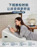 Almohada de Cuña Ajustable para Alivio de Reflejo Gastrico Almohada Triangular de Algodón 100% con Cubierta Desmontable Multifuncional para Dormitorio y Baño - details 3