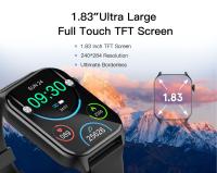 Reloj mujer inteligente exterior deporte Bluetooth llamada Voz podómetro ritmo cardíaco Reloj de presión arterial - details 6