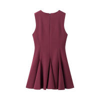 Elegante Vestido Mini A-line con Lazos de Encaje Moda de Calle Alta para Mujeres - details 1