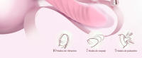 Vibrador Consolador con Función de choque para Mujer, para la Mujer Juguete Sexual, 7 tiempos extremos, 10 Succión, Fuga (disfraces carnaval） - details 2