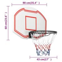 Tablero de Baloncesto Polietileno Blanco 71x45x2 cm - details 7