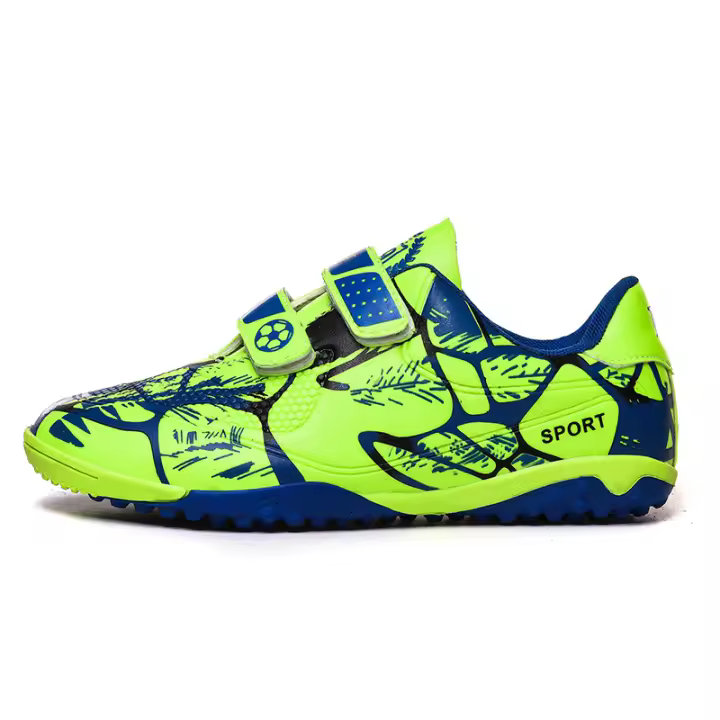 Tacos de fútbol atléticos para niños y niñas, zapatos de fútbol para exteriores e interiores - 1