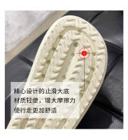 Zapatillas de suela suave para mujer, calzado fresco de 4cm de espesor para parejas al aire libre, Casa con sensación de pisar las heces, ins, Verano - details 15