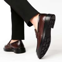 Zapatos de vestir de cuero antideslizantes para hombre, estilo Oxford, de lujo, para oficina, negocios, nuevo producto, diseño 2024 - details 6