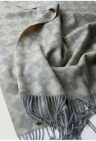 Manta con estampado de cadena Jacquard, calidez de invierno, chal de aire acondicionado para adultos, lana de cachemira - details 4