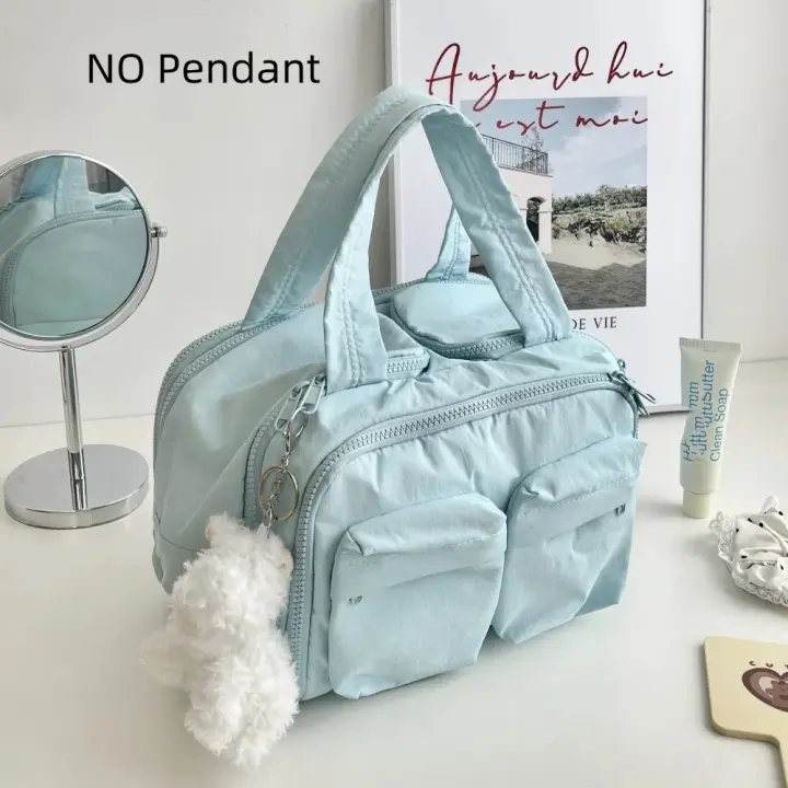 Bolsa de cosméticos de viaje con múltiples bolsas, bolsa de maquillaje de nailon impermeable, bolsa de viaje multifunción de gran capacidad, bolsa de lavado para compras - 1