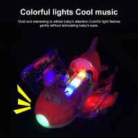 Avión eléctrico de juguete para niños, modelo de avión de coche, simulación de música, juguete de tráfico para niños, regalos de Navidad para niñas - details 2