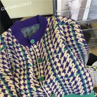 Cardigan de Punto con Mil Aves Coloridas Moda Retro de Otoño-Invierno para Mujeres - details 2