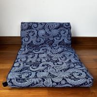 Cómodo Colchón De Suelo con Cojín De Lectura, Futón Japonés, Cama Plegable O Esterilla De Masaje Tailandés, 170 x 53 cm, Azul Claro - details 277