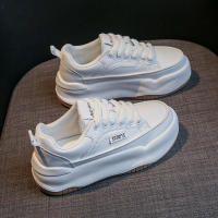 Zapatos deportivos casuales de suela gruesa para mujer, versátiles, nuevos, de verano, blancos, pequeños, 2025 - details 4