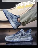 Zapatos de skate retro de mezclilla personalizados para hombre, zapatos deportivos versátiles para hombre, pareja de deportes al aire libre y zapatos casuales. - details 3