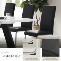 Juego de Sillas de Terciopelo Sillas de Comedor Ergonómicas Versátiles - details 76