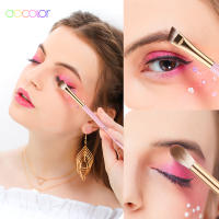 Brochas de Maquillaje Rosa Docolor 15Pcs Herramientas de Mezcla de Belleza para Sombra de Ojos Delineador de Pestañas Cejas - details 14