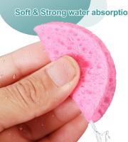 Esponja de maquillaje comprimida, almohadillas de limpieza exfoliantes absorbentes sin látex para el cuidado de la piel, tamaño 6cm, 50-1000 Uds. - details 4