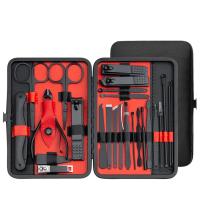 Kit de función completa para manicura profesional, set de pedicura de acero inoxidable, cortaúñas con estuche portátil, Idea de regalo, 10/15/25 piezas - details 2