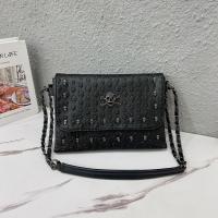 Bolso Cruzado De Cuero PU Negro Vintage Con Hebilla Y Estilo De Calavera Para Mujer Bolso De Hombro Moda Diseñador Bolsos - details 3