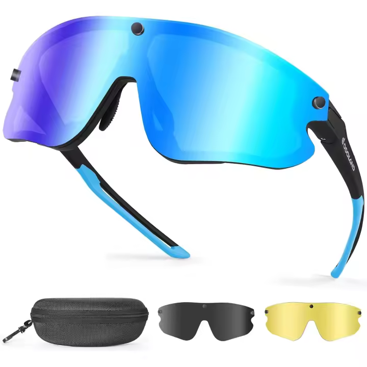 Gafas de Sol Deportivas Magnéticas Polarizadas con Lente Polarizada Reemplazable para Hombres Mujeres Adultos Protección UV400 - 1