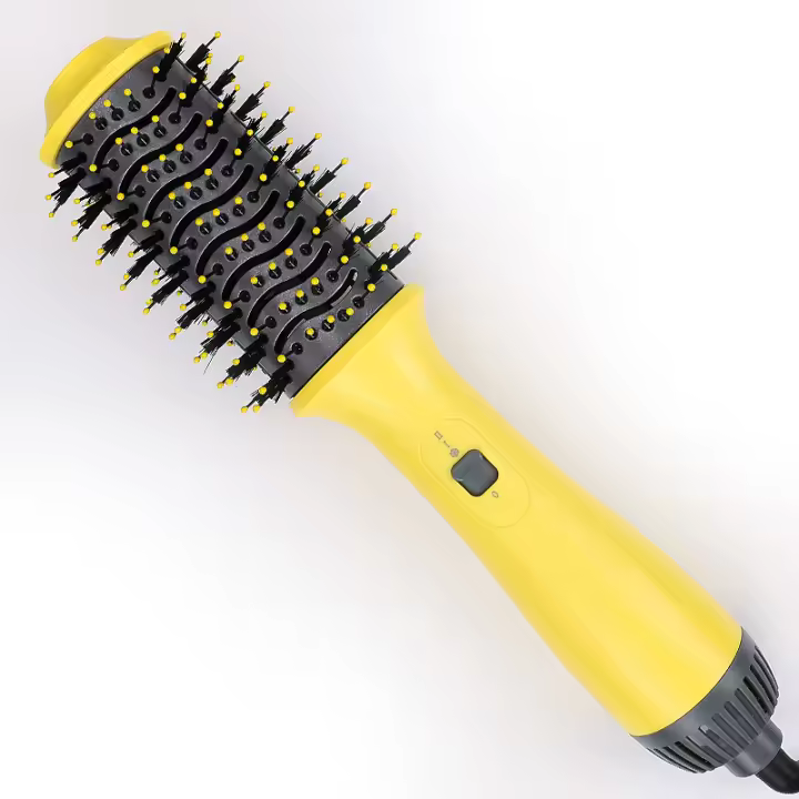 Secador de Cabello Multifuncional Cepillo de Peinado de Aire Caliente y Frío con Anti-Escaldado - 1