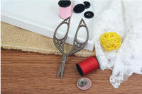 Tijeras de Sastre de Acero Inoxidable Vintage Clásico Retro Europeo con Hoja de Artesanía Antigua Herramienta de Bricolaje para Manualidades - details 5