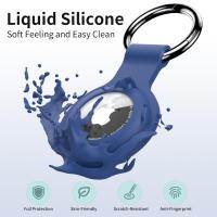 Soporte AirTag Funda AirTag Llavero Soporte para etiquetas de aire, AirTags de silicona Estuches para llaveros Etiquetas Cadena Apple GPS Artículo Buscadores iTag Accesorios Paquete de 4 - details 1
