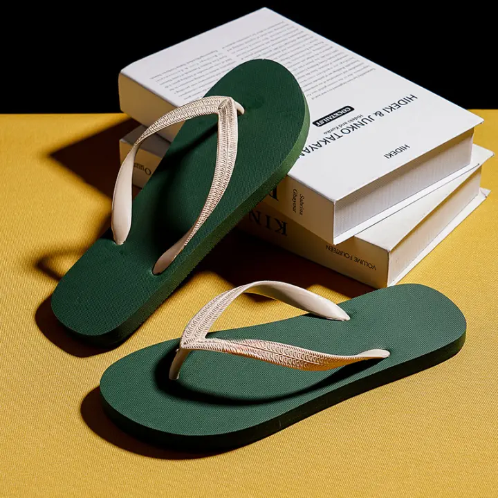 Chanclas de verano para hombre, nuevos zapatos de playa con punta versátil, ropa casual de moda, zapatillas geniales antideslizantes - 1
