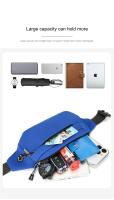 Bolso de Cintura Impermeable con Cierre de Cremallera para Viajes Deportes al Aire Libre Bolsa de Dinero para Excursiones Material de Tela Oxford - details 1