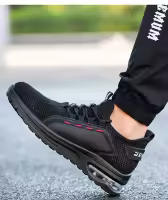 Zapatos De Trabajo Transpirables Para Hombres Zapatos De Seguridad A Prueba De Pinchazos Y Destrozos... Botas De Protección - details 12