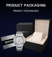 Reloj de hombre resistente al agua de cuarzo con calendario luminoso y correa de acero inoxidable - details 33